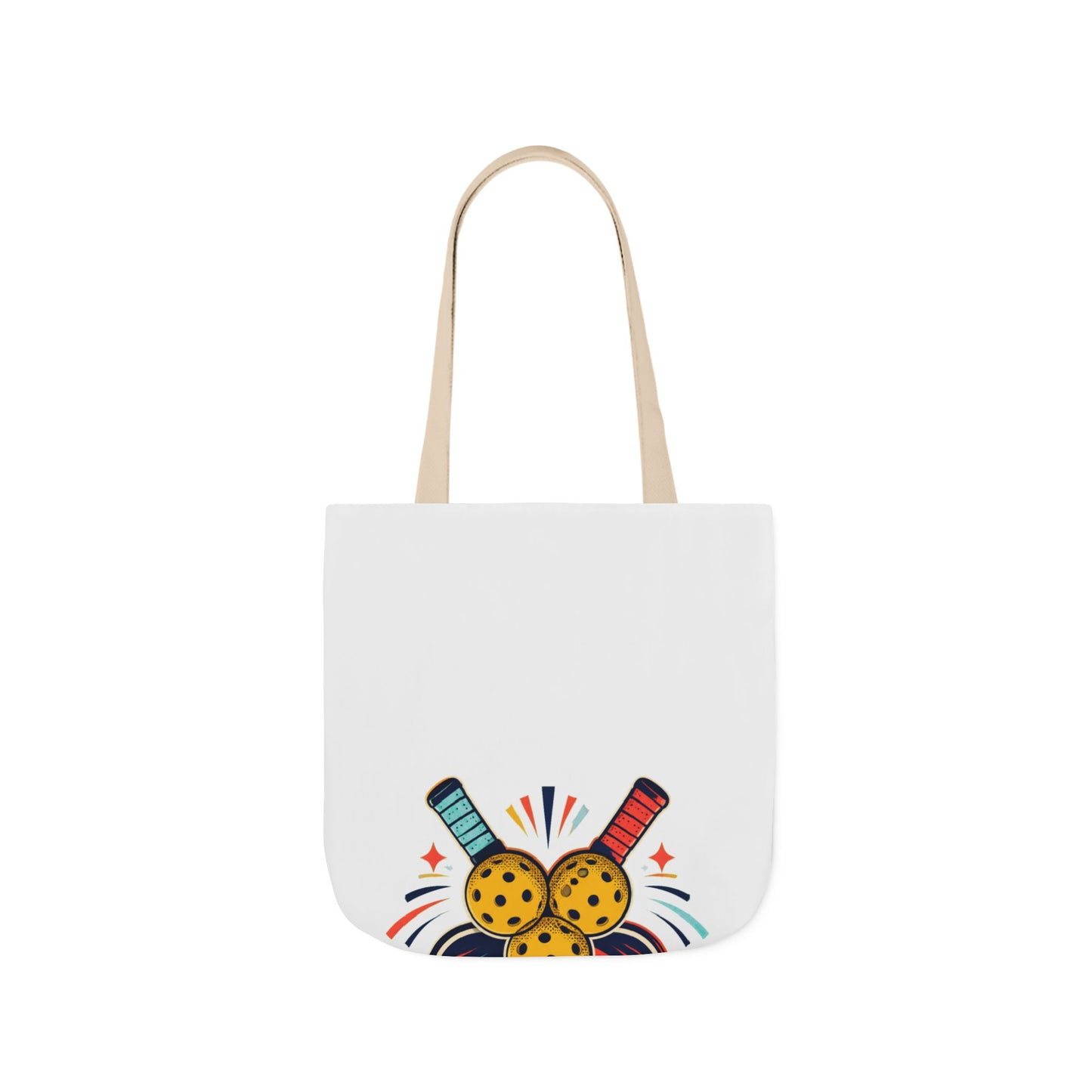 Retro Pickleball Paddles Recreational Sports Tote Bag