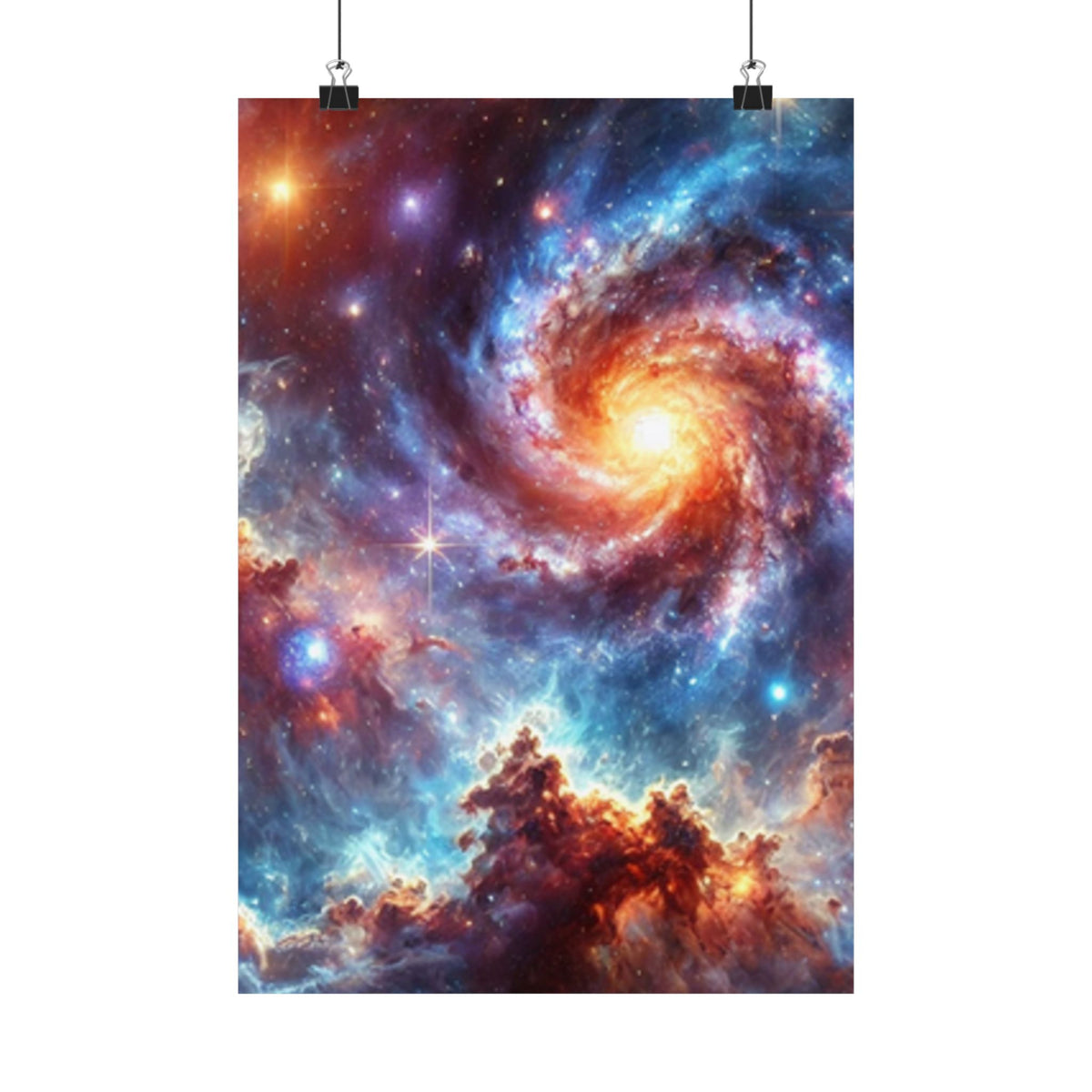 Galaxy Nebula Dreamscape Abstract Space Poster Wall Art Decor