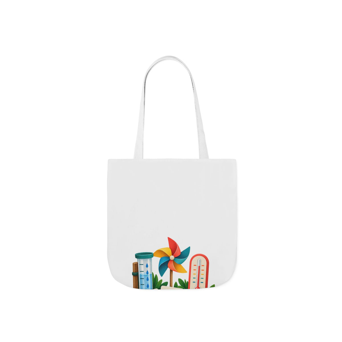 Colorful Backyard Weather Watching Kit Tote Bag