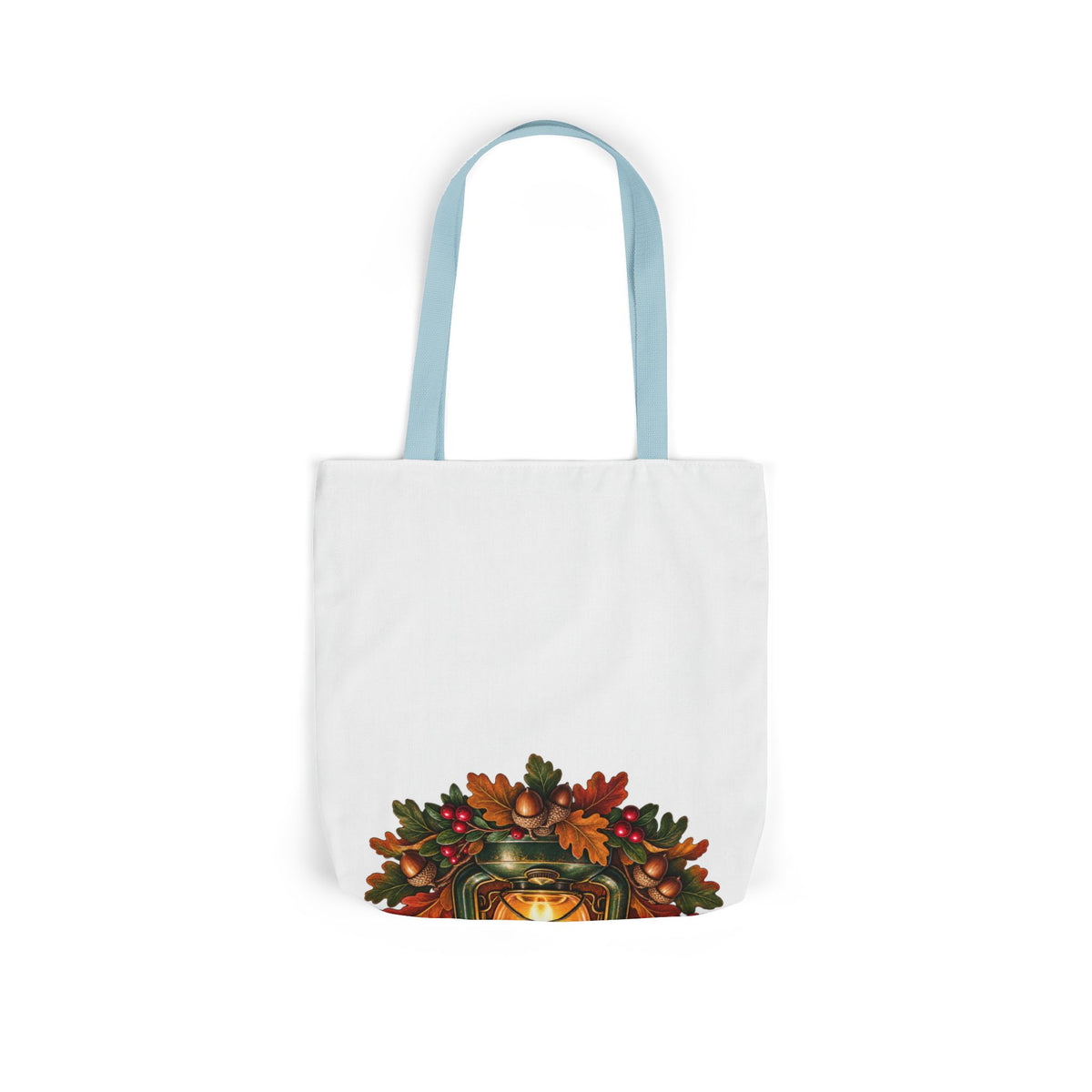 Autumn Oak Lantern and Acorns Tote Bag