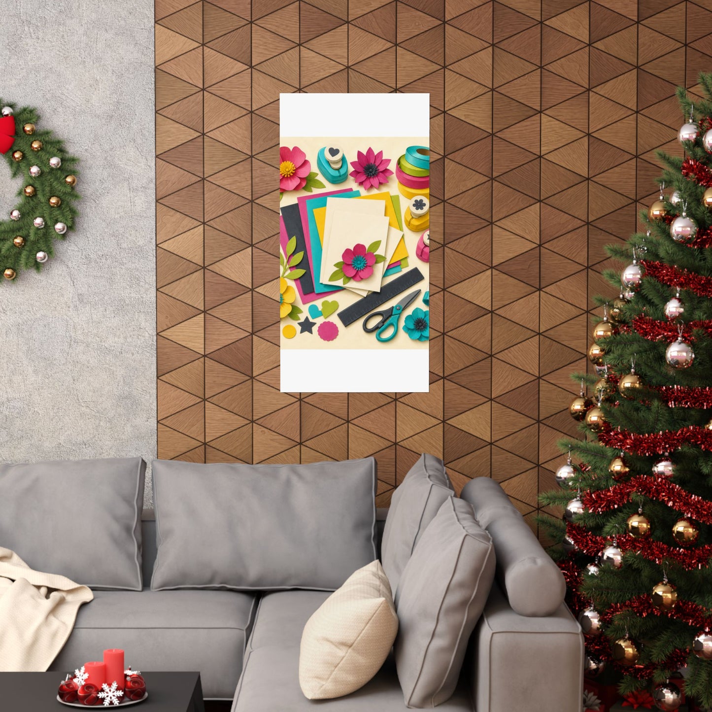 Bright Paper Crafting Hobby Poster