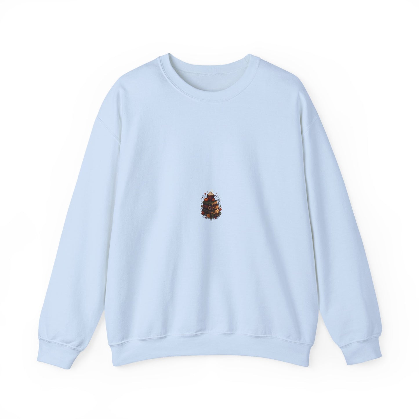 Autumn Library Latte Stack Book Lover Sweatshirt