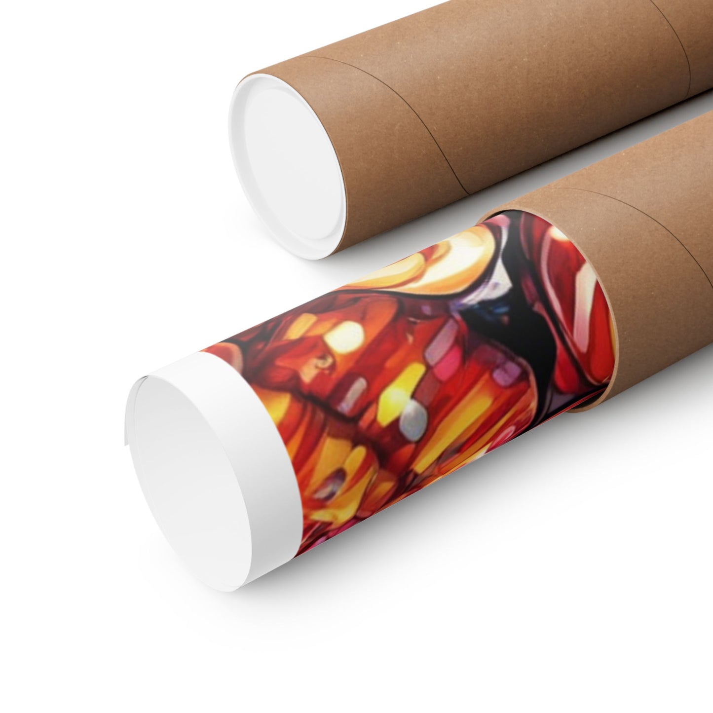 Colorful Candy and Lollipop Pattern Poster
