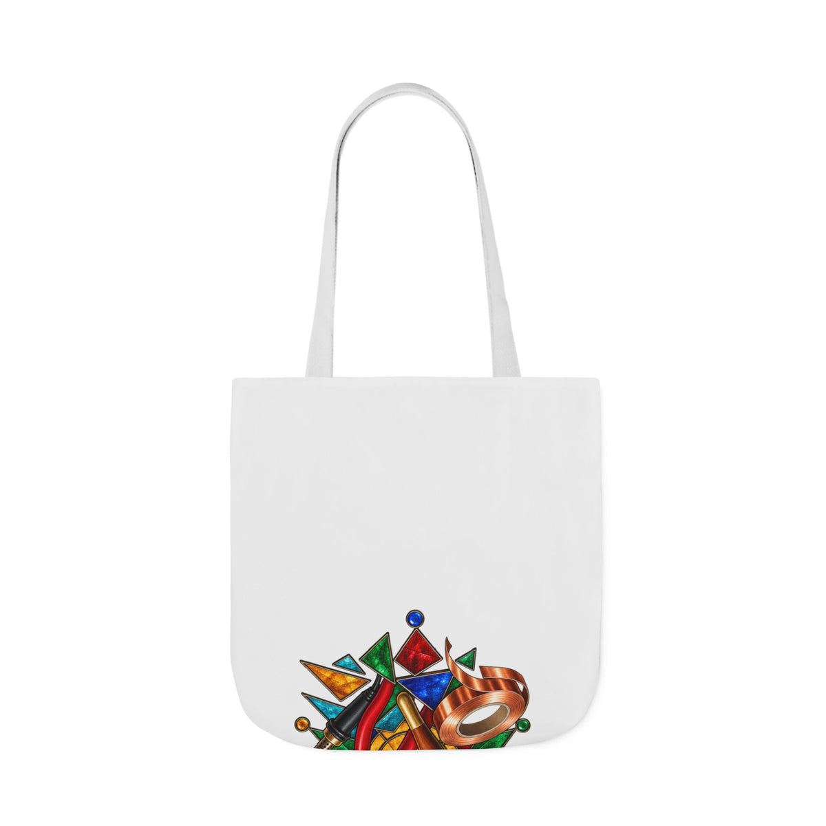 Stained Glass Workshop Tools Tote Bag