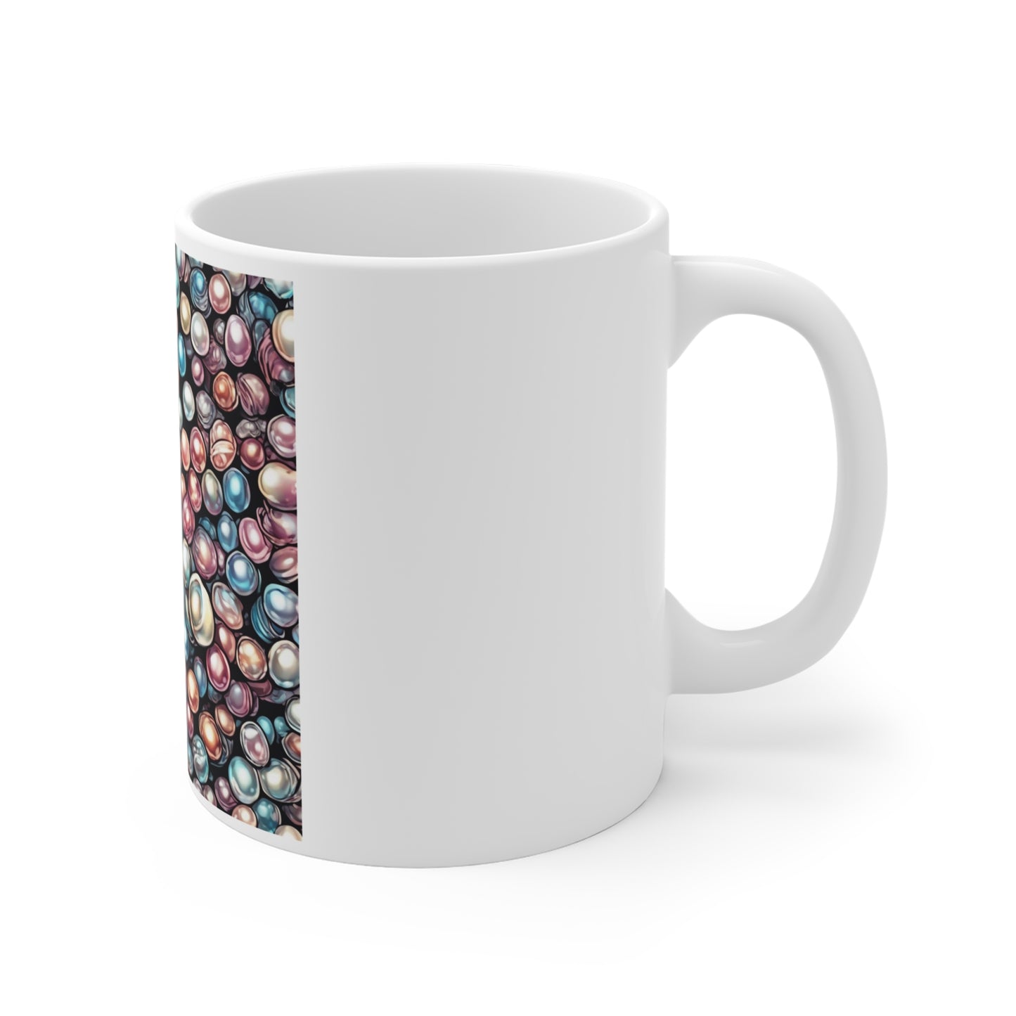 Pearl Bubble Pattern Abstract Gift Art Coffee Mug