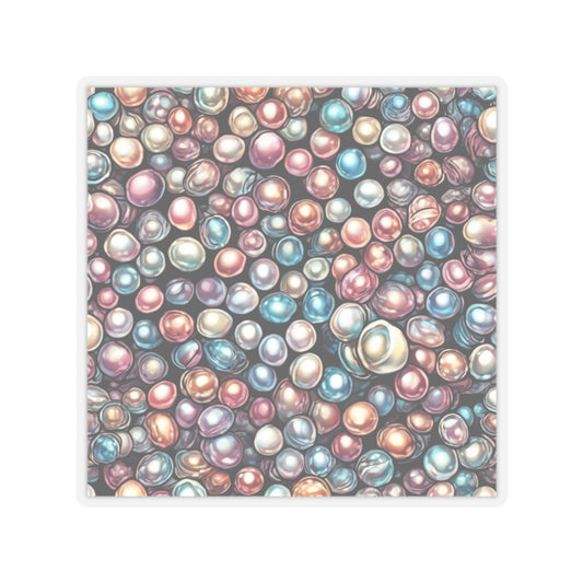 Pearl Bubble Pattern Abstract Gift Art Sticker