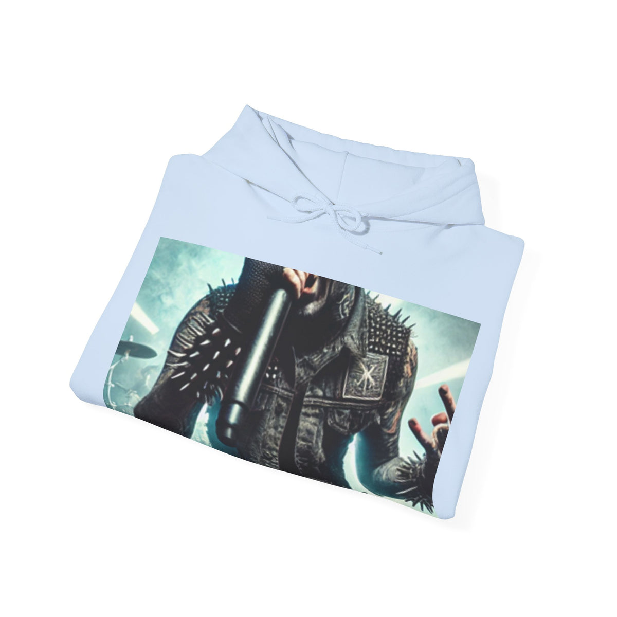 Punk Rock Vocalist Stage Energy Cozy Music Hoodie