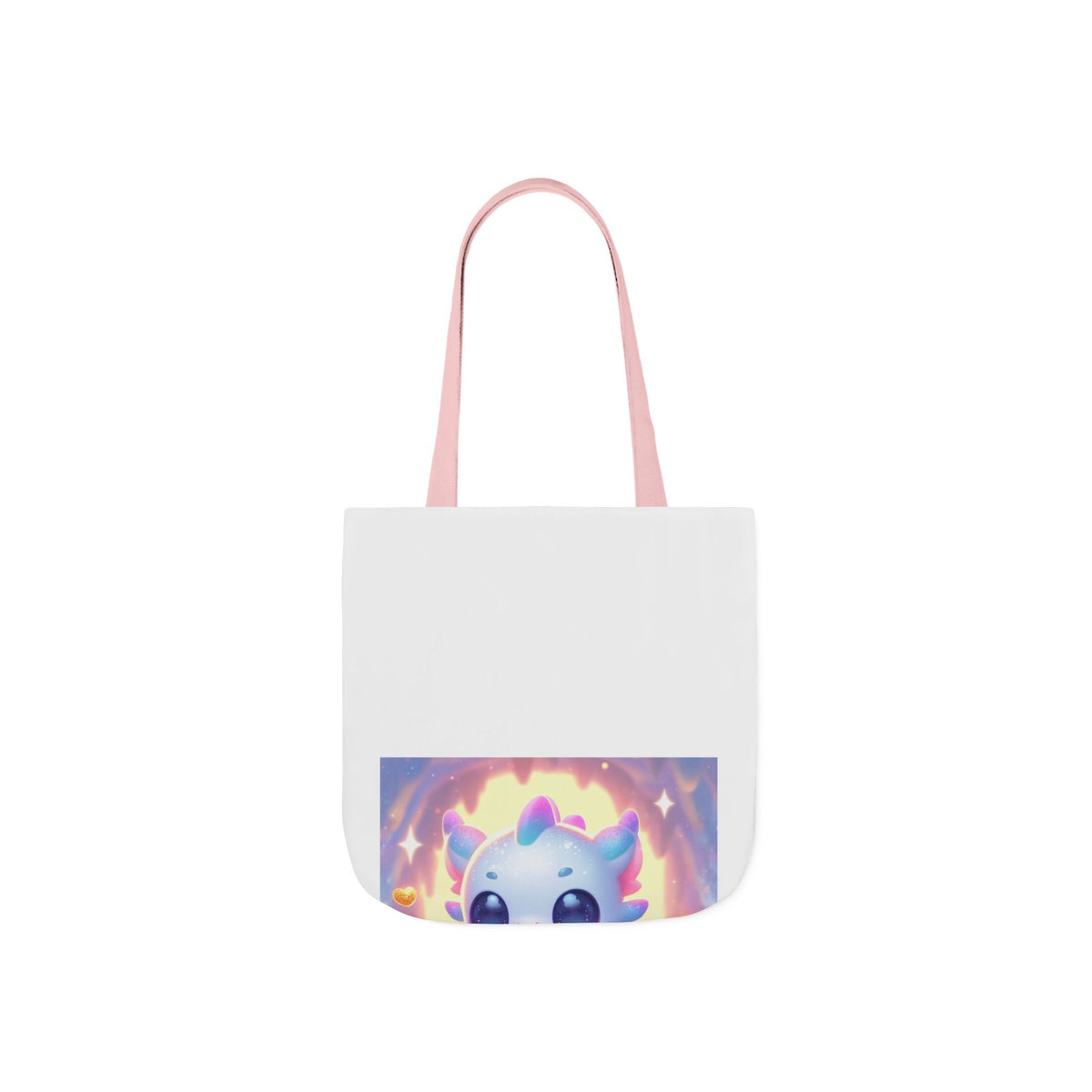 Pastel Treasure Dragon Kawaii Fantasy Canvas Tote Bag