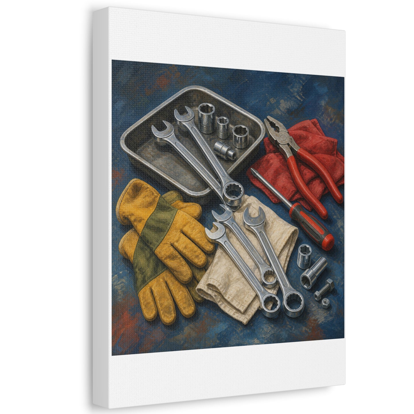 Classic Mechanic Hand Tools Art Canvas Art