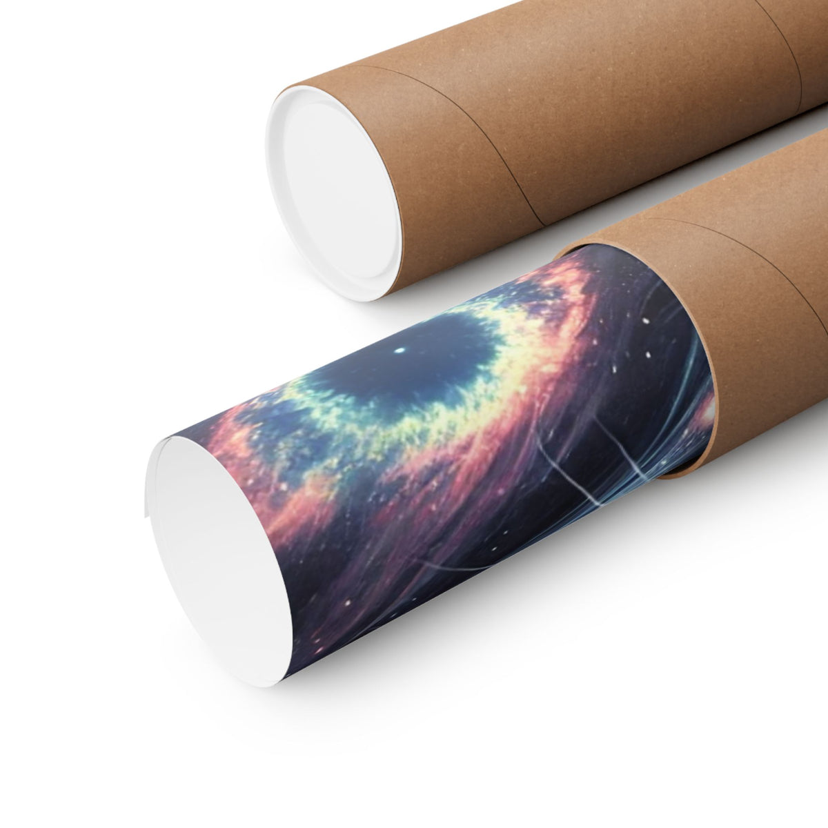 Cosmic Black Cat Galaxy Celestial Wall Art Poster