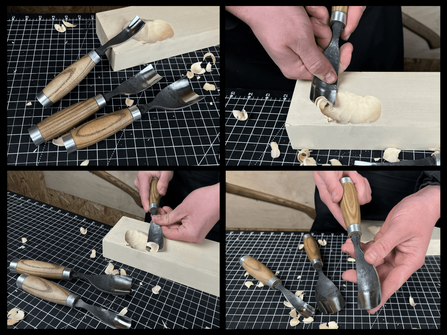 3-Piece Bent Gouge Set