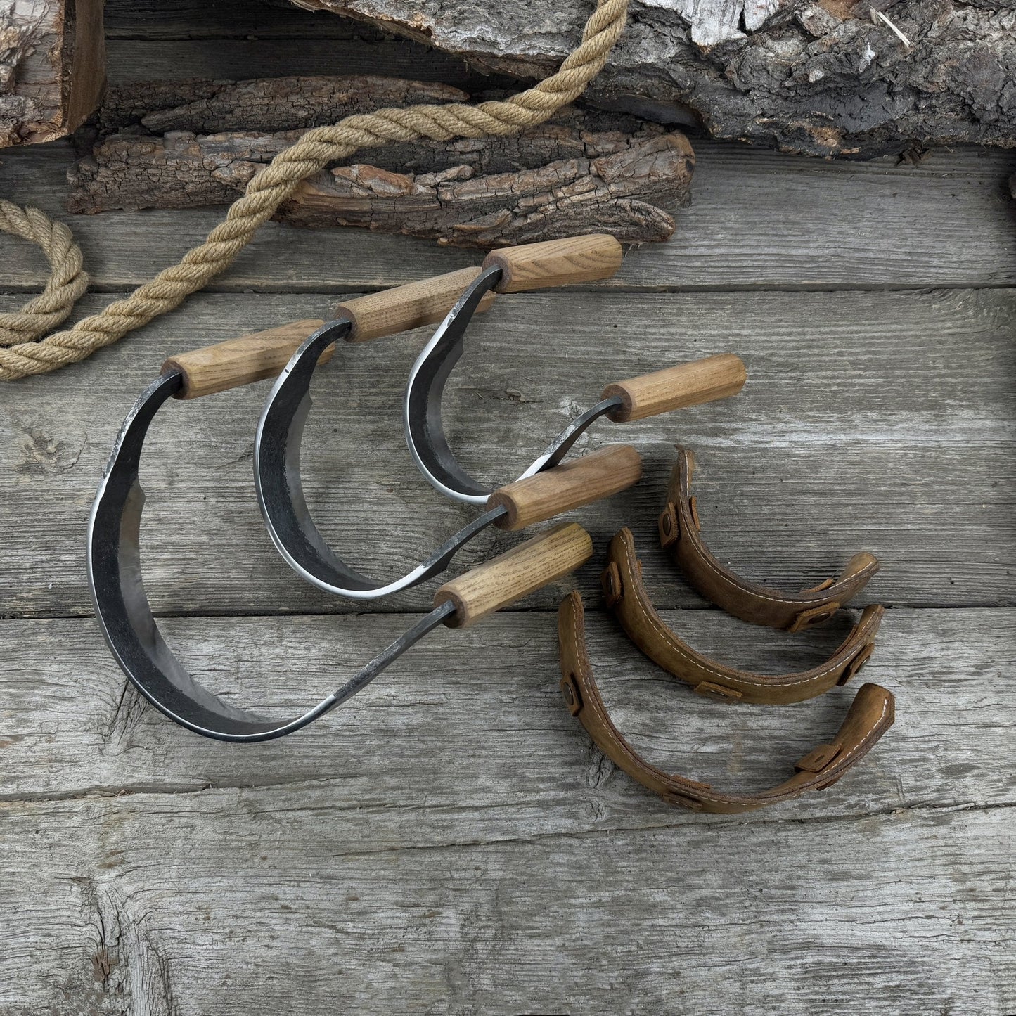 3-Piece Inshave (Half-Rounded Drawknife) Set
