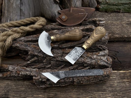 3-Piece Leatherworking Tool Set