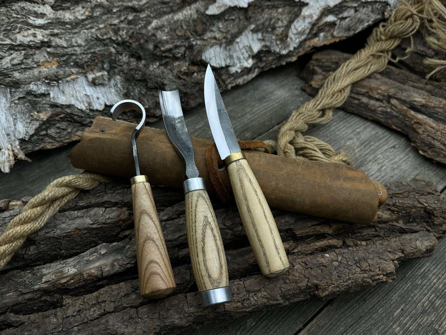 3-Piece Spoon Carving Tool Set