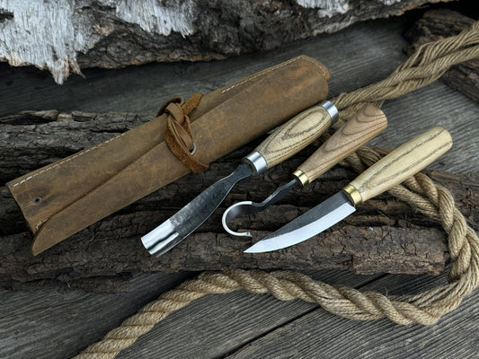 3-Piece Spoon Carving Tool Set