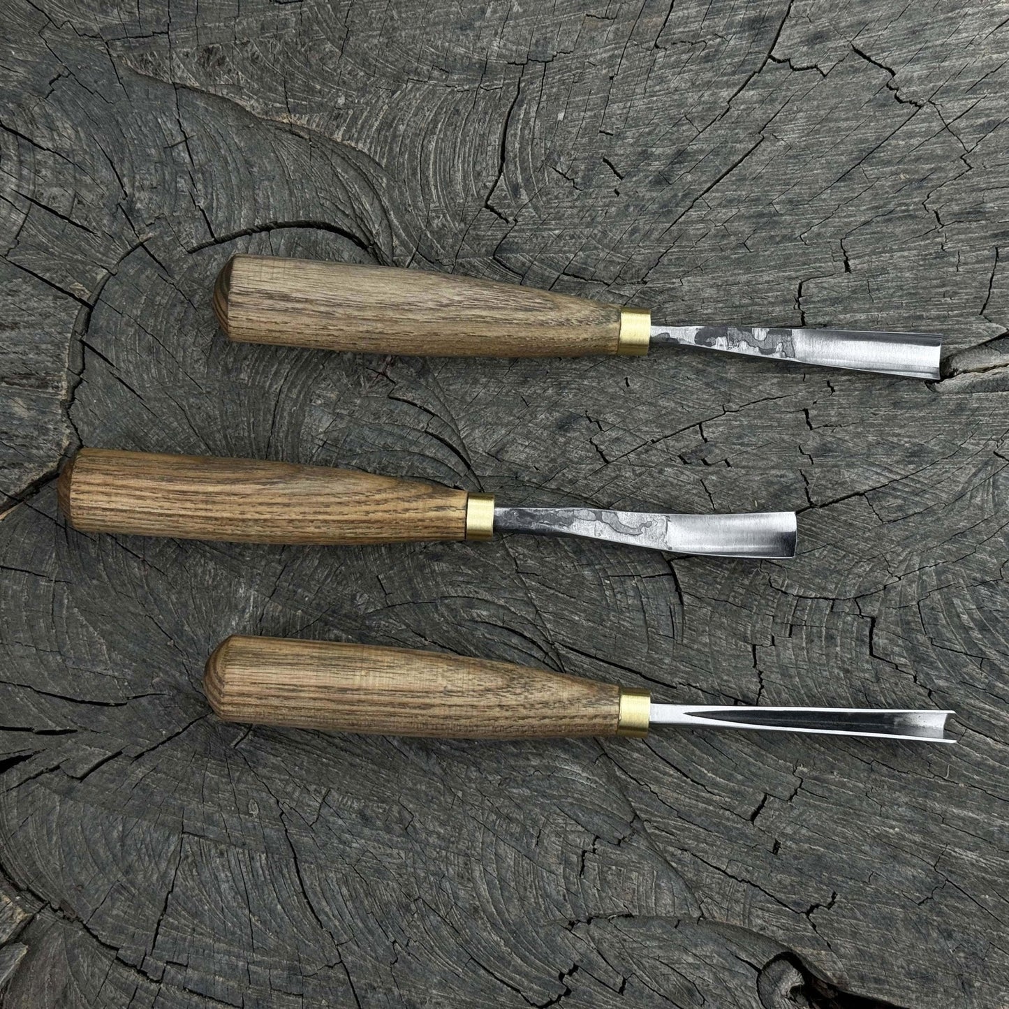 3-Piece Wood Carving Chisel & Gouge Set