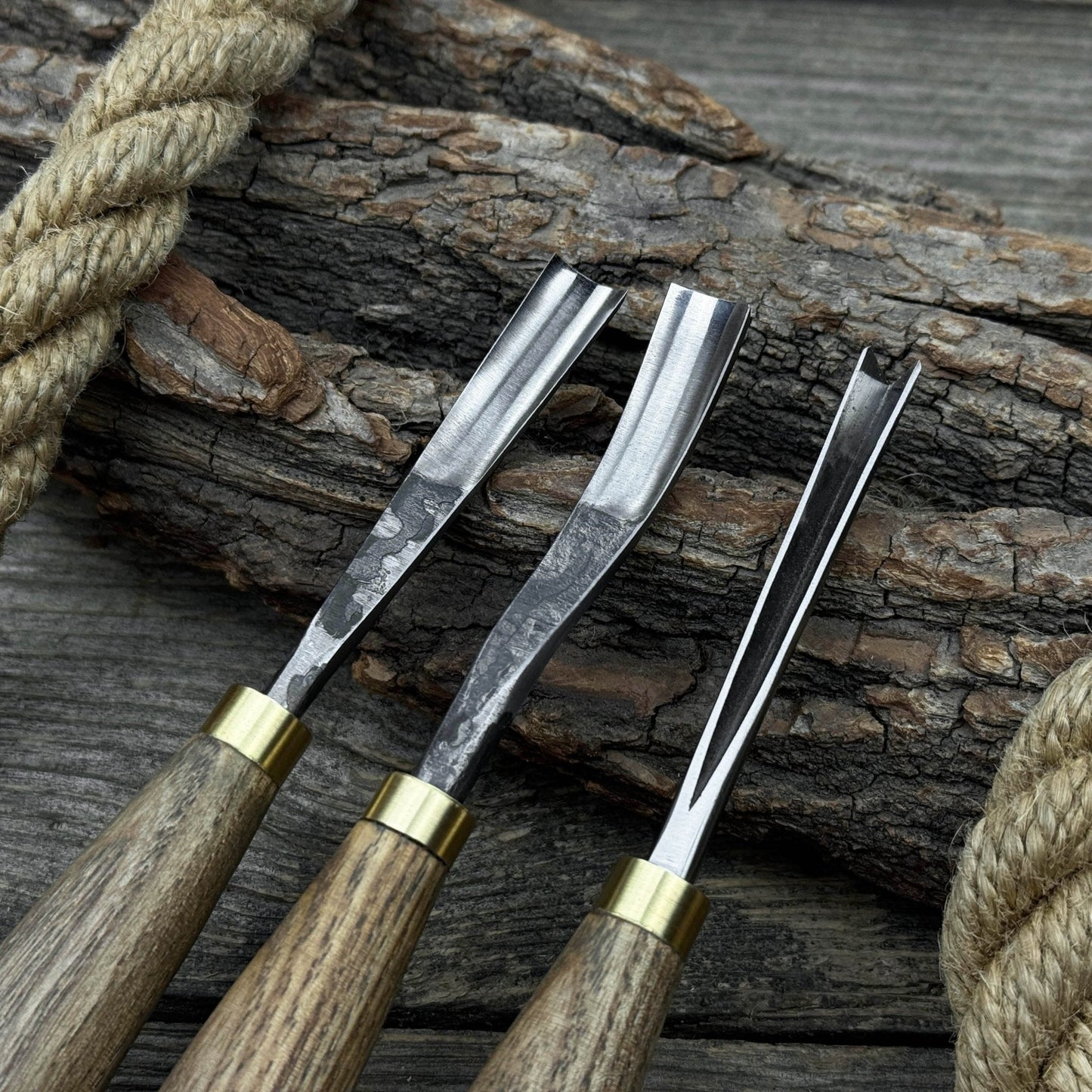 3-Piece Wood Carving Chisel & Gouge Set