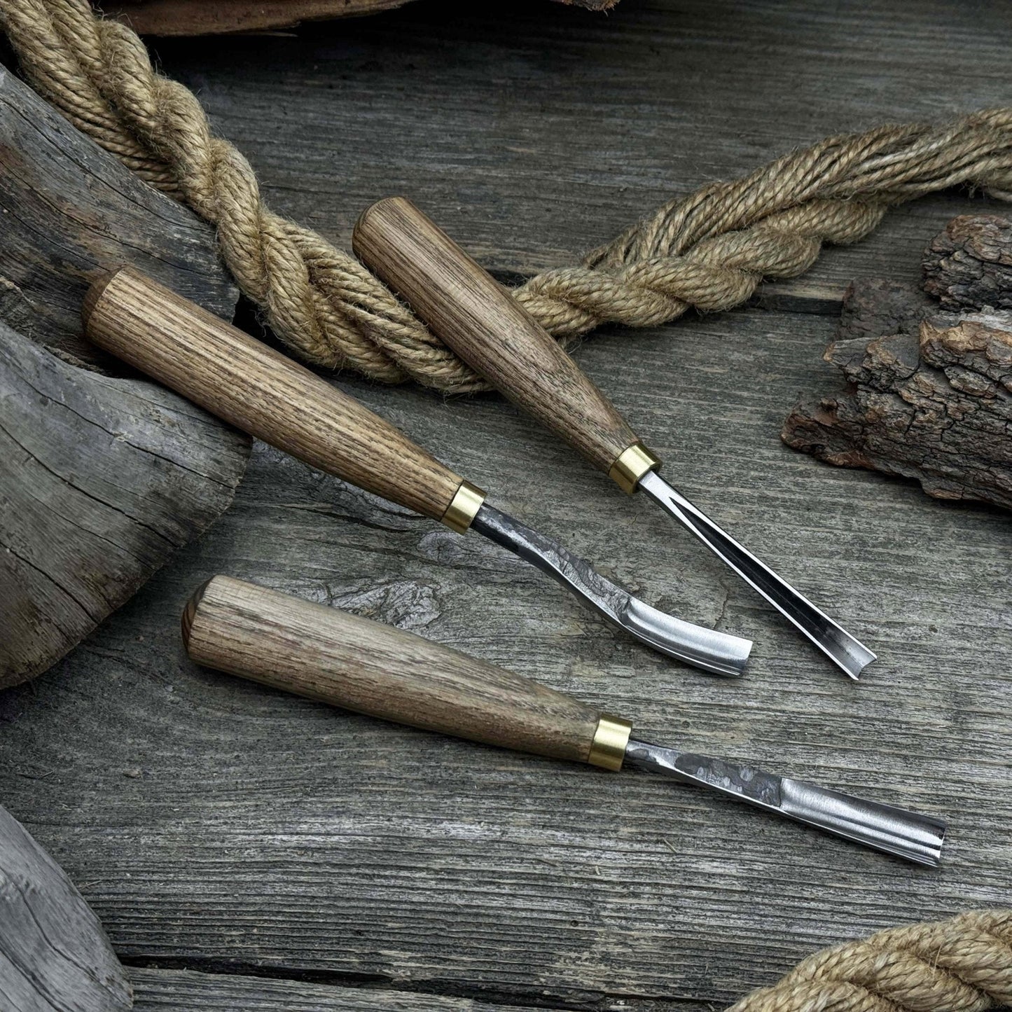 3-Piece Wood Carving Chisel & Gouge Set