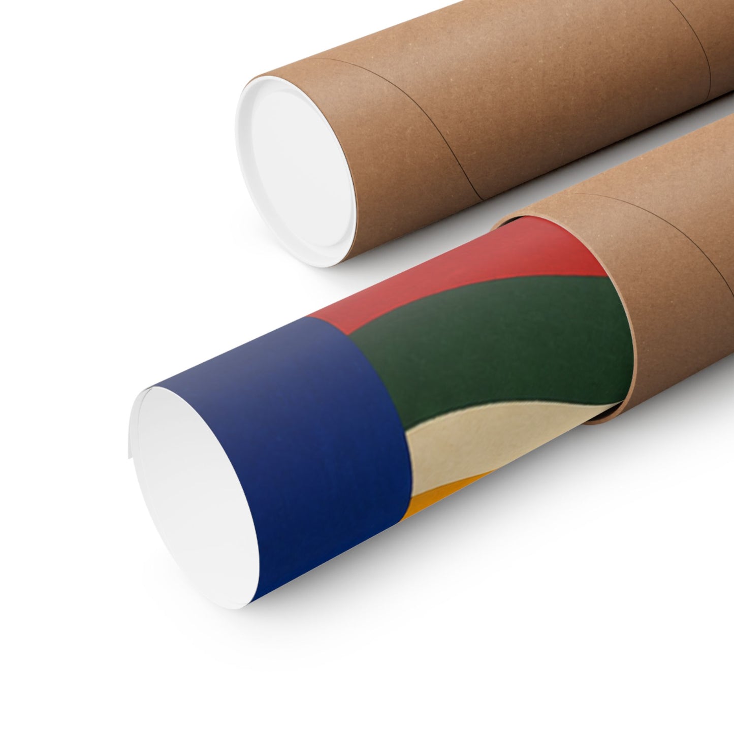 Bold Geometric Balance Abstract Art Poster