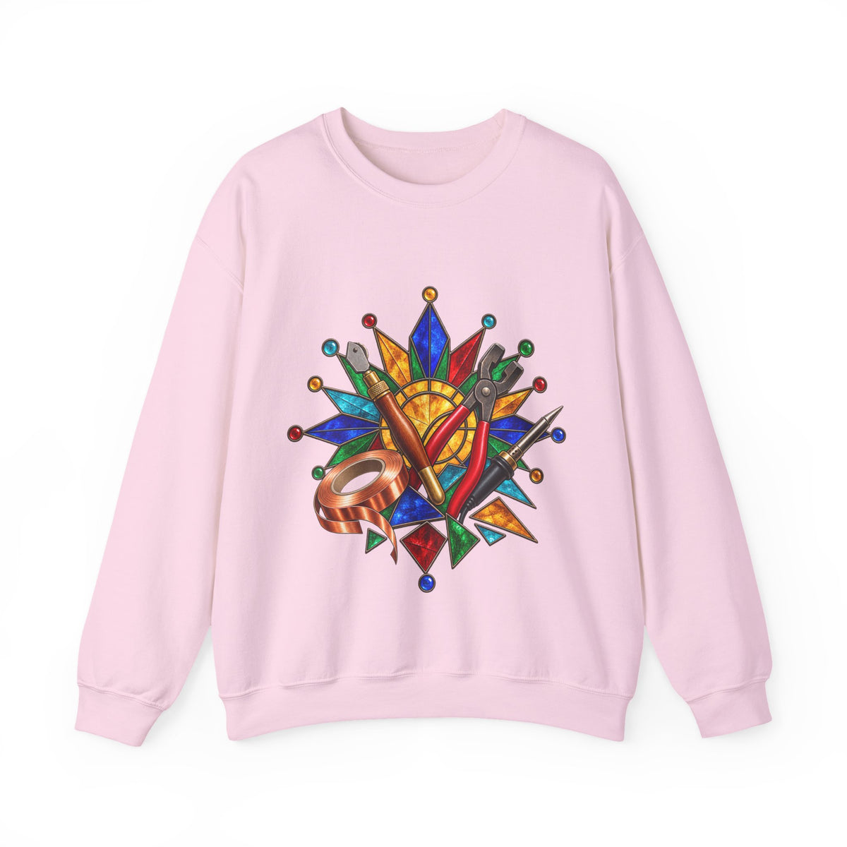 Stained Glass Workshop Tools Sweatshirt