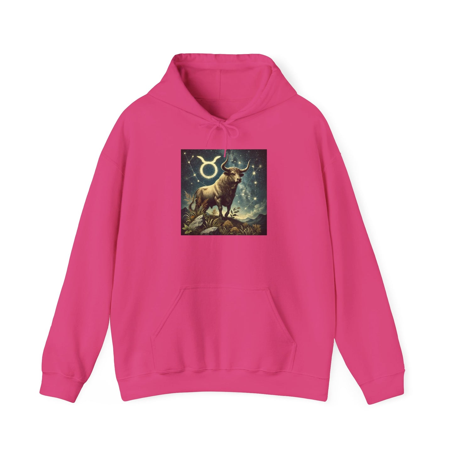 Taurus Zodiac Sign Unisex Hooded Sweatshirt - Cozy Heavy Blend™ Hoodie with Stylish Astrological Design - Great Gift Idea!