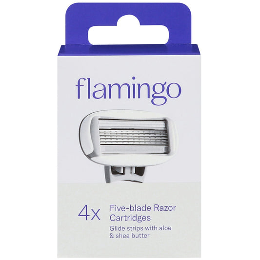 Flamingo 4X Five-blade Razor Cartridges