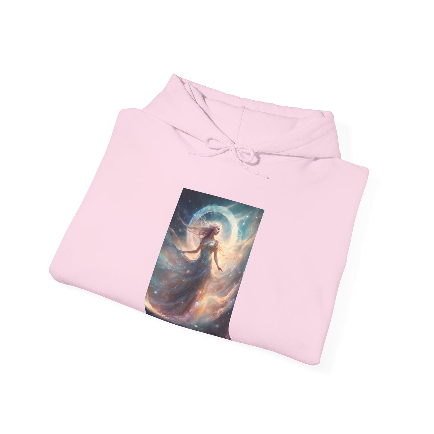 Moonlit Celestial Dancer Fantasy Portrait Hoodie