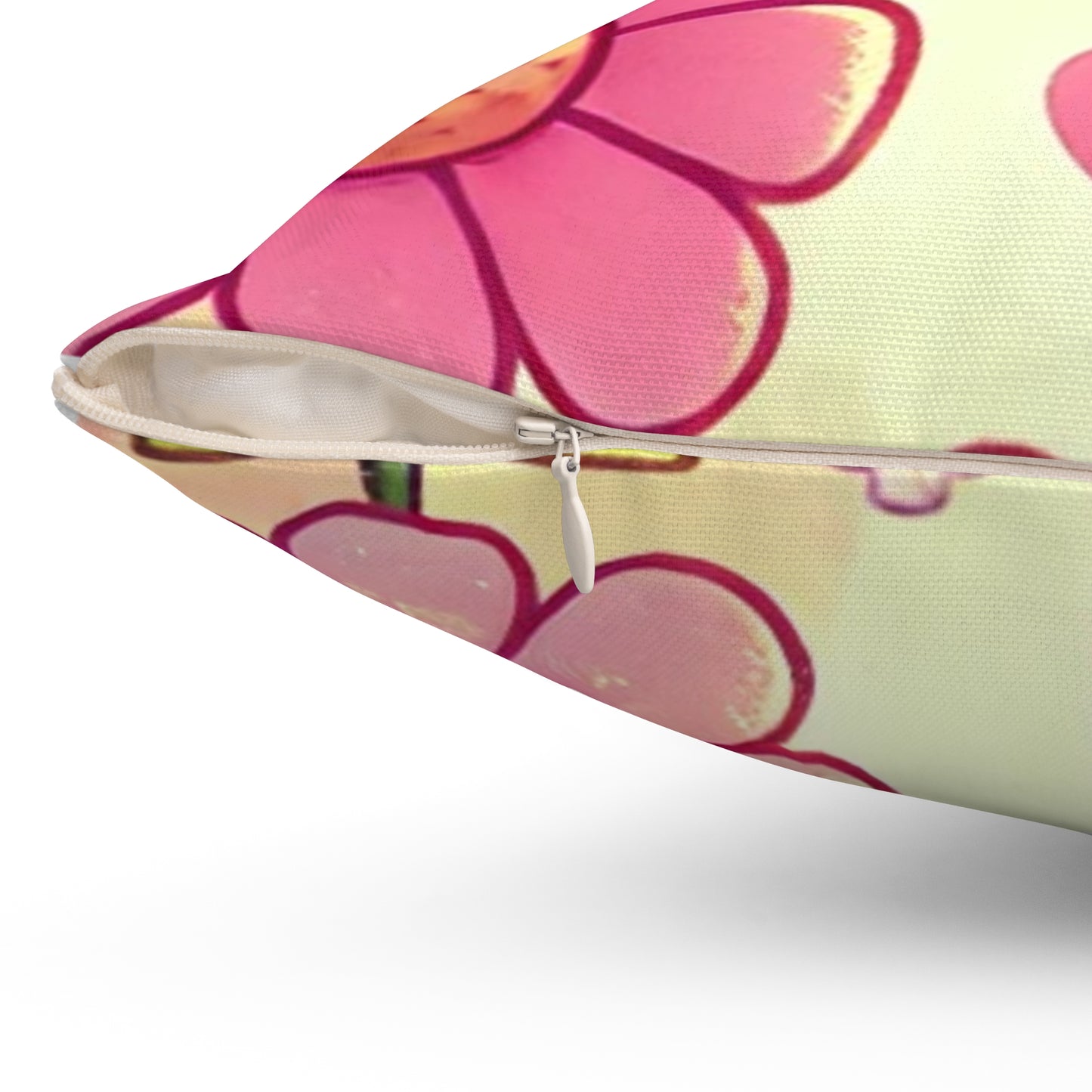 Pastel Floral Alpaca Garden Kawaii Decorative Pillow