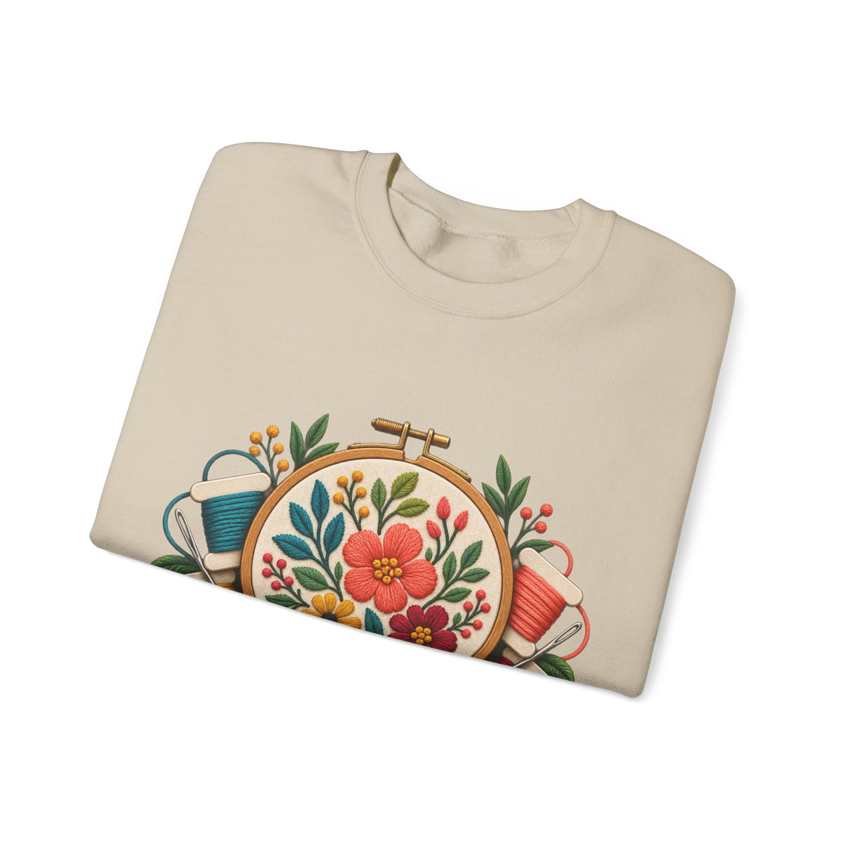 Botanical Embroidery Workshop Sweatshirt