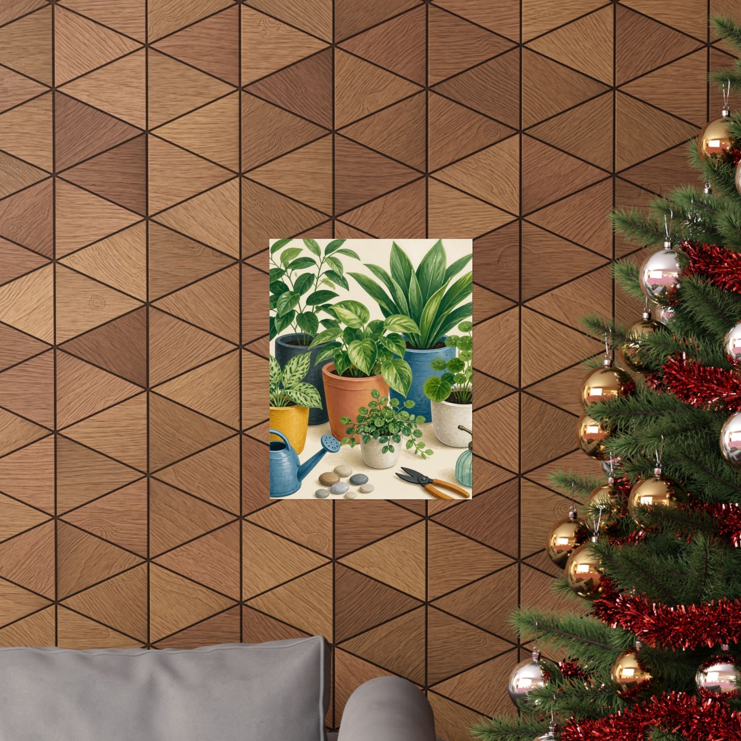 Calm Indoor Houseplant Collection Art Poster