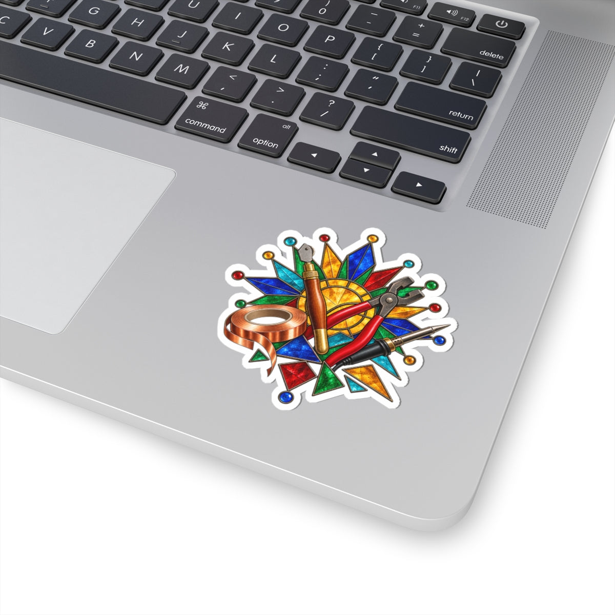 Stained Glass Workshop Tools Sticker