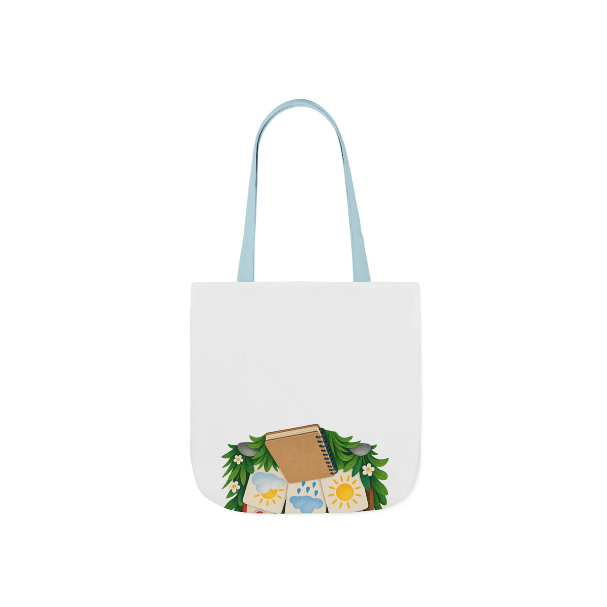 Colorful Backyard Weather Watching Kit Tote Bag