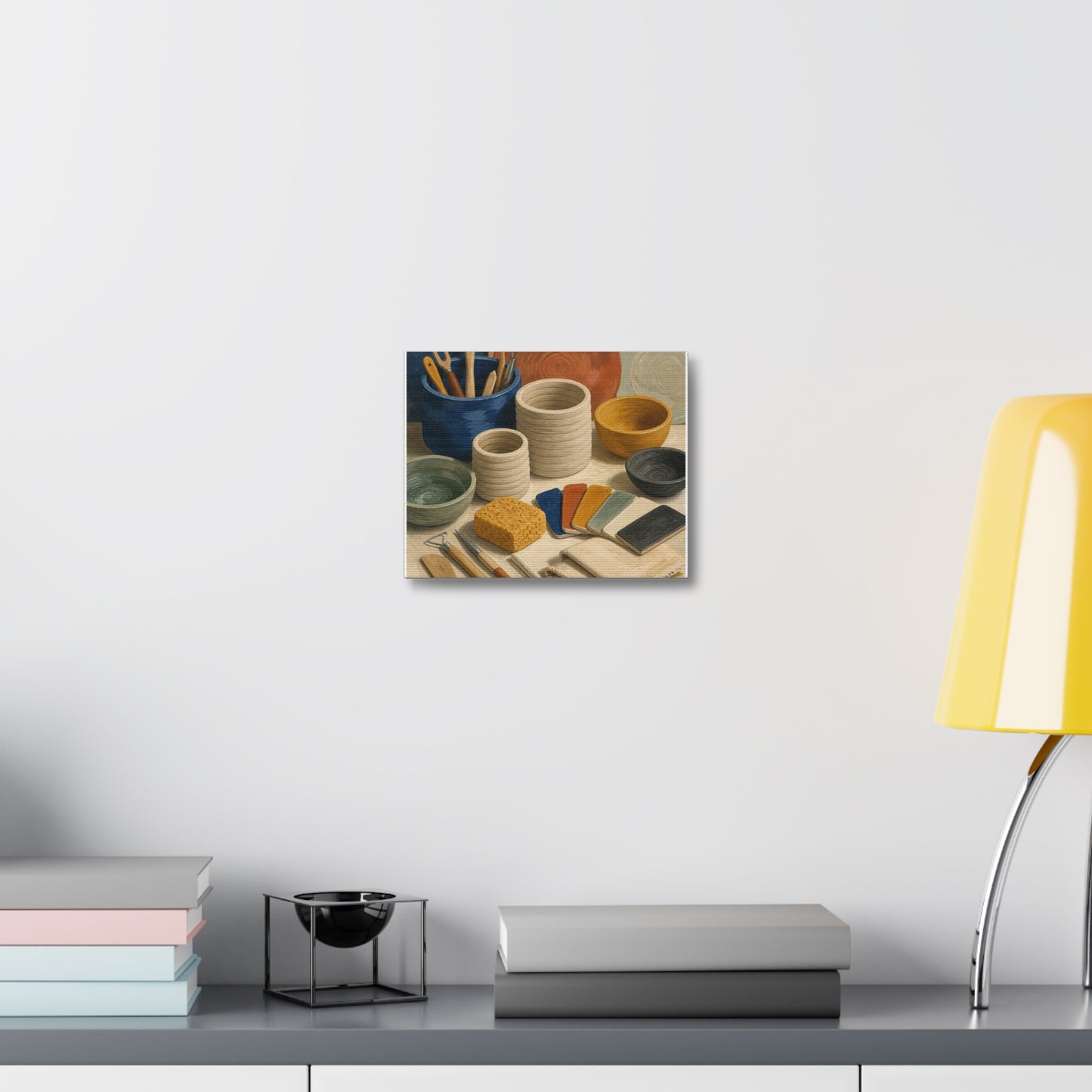 Handbuilt Ceramics Studio Art Canvas Art