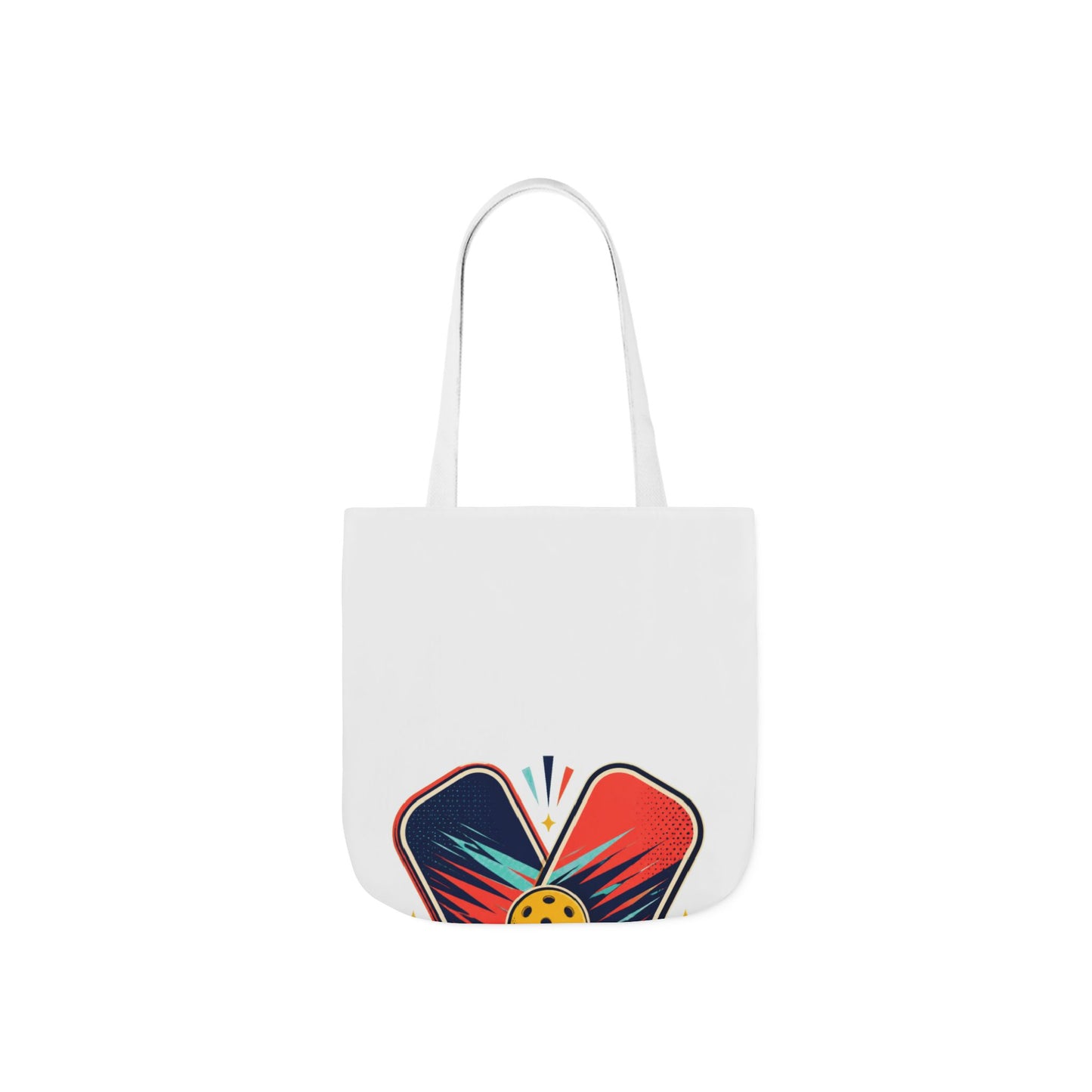 Retro Pickleball Paddles Recreational Sports Tote Bag