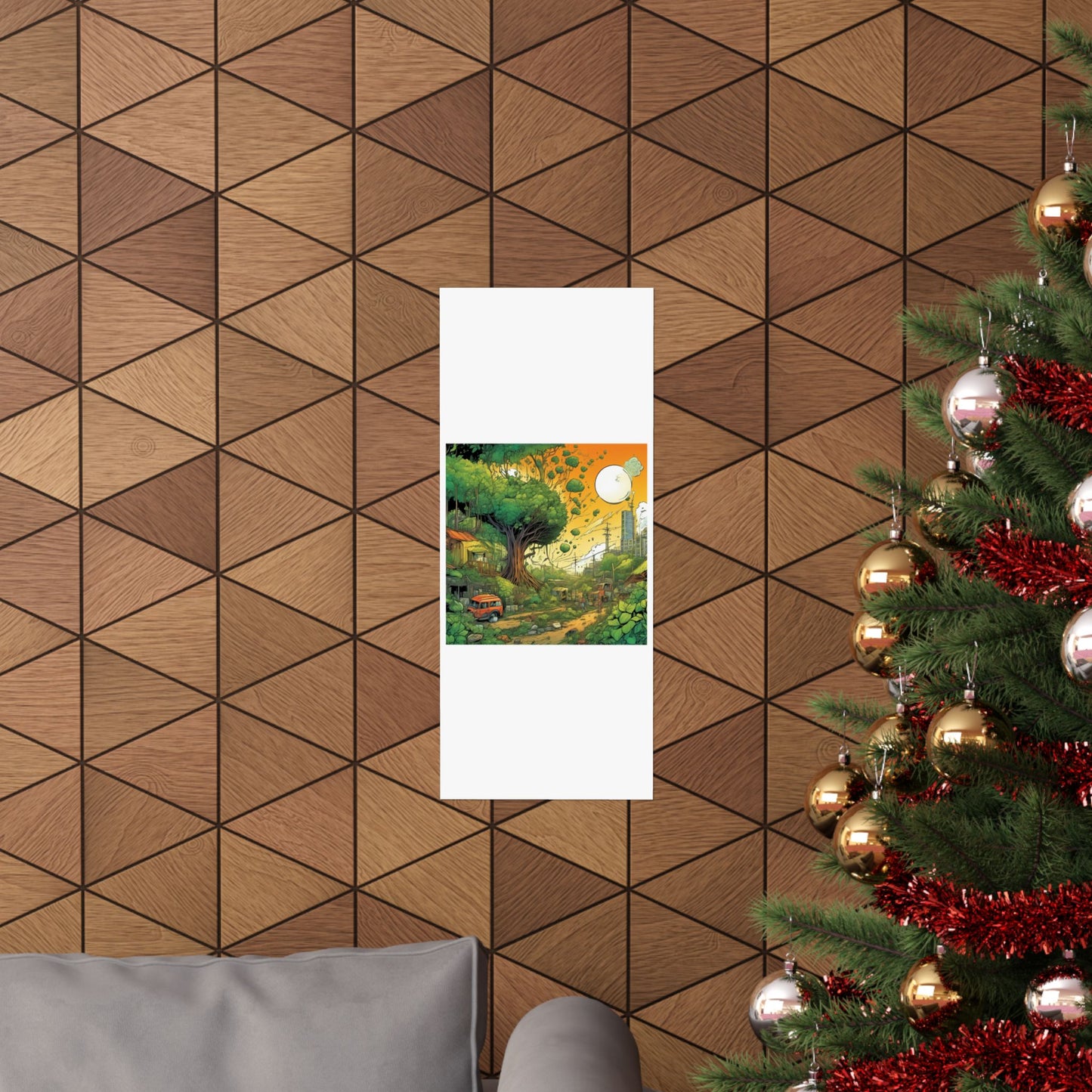 Cottage Road Landscape Nature Gift Art Poster
