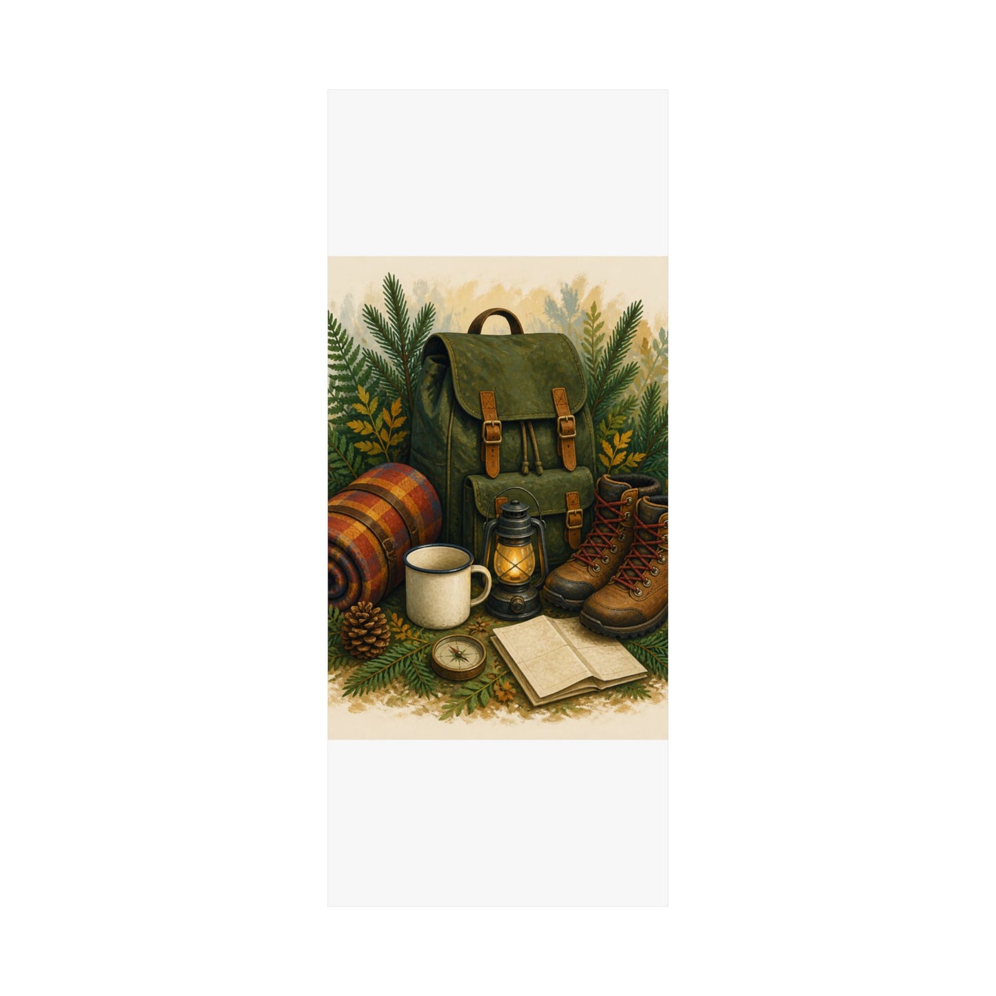 Generic Camping Gear Outdoor Adventure Poster
