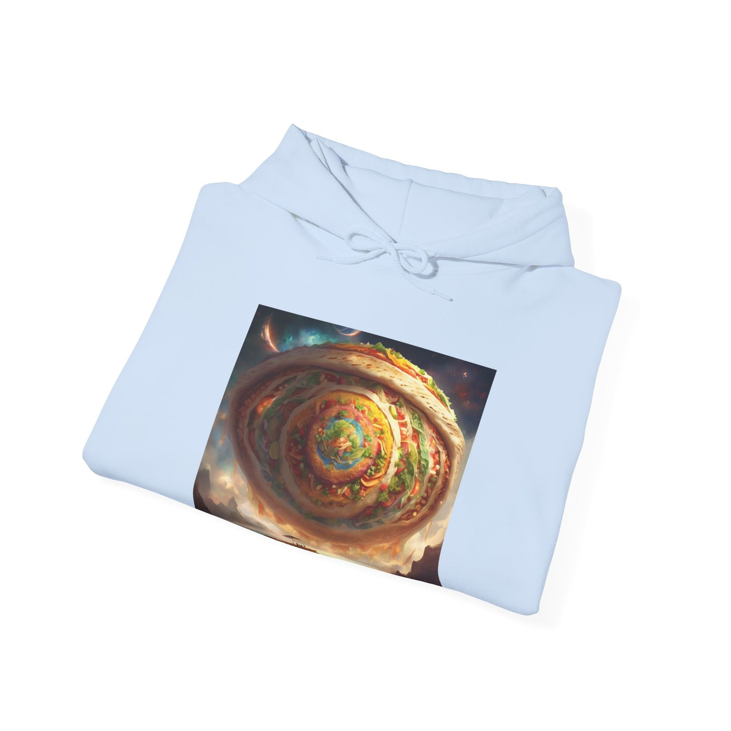 Cosmic Taco Portal Surreal Food Fantasy Art Hoodie