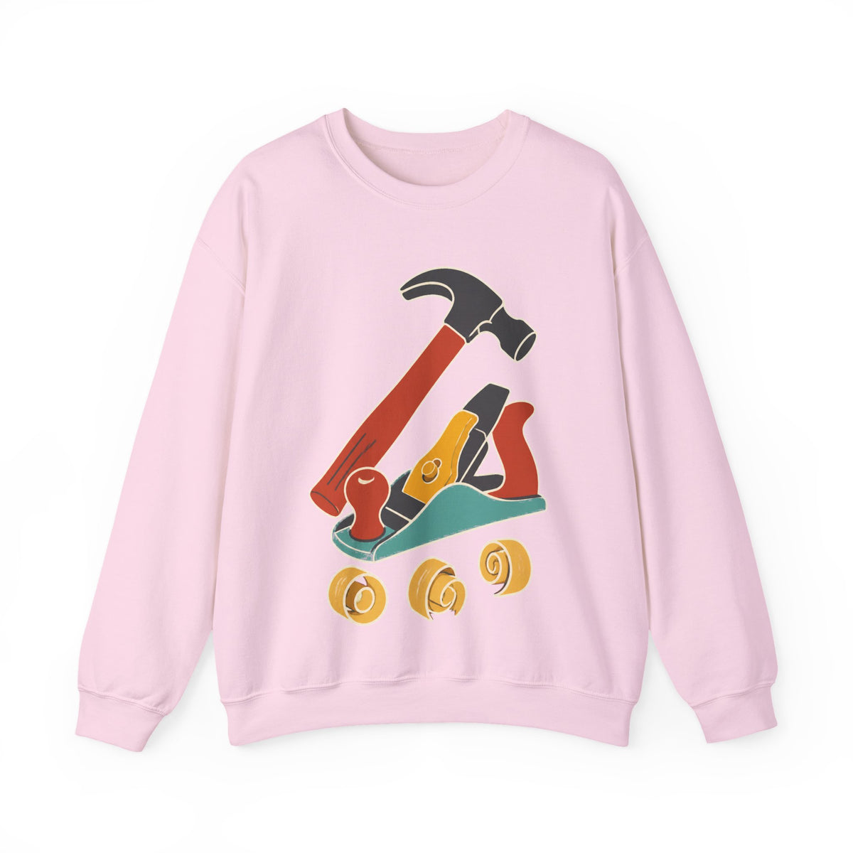 Carpenter Hammer Hand Plane Woodworking Sweatshirt