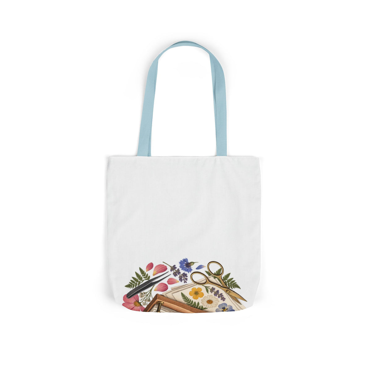 Botanical Flower Press Workshop Tote Bag
