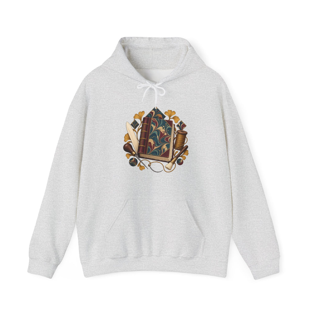 Traditional Marbled Bookbinding Workshop Hoodie