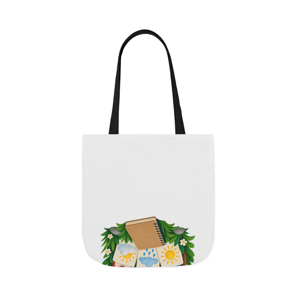 Colorful Backyard Weather Watching Kit Tote Bag