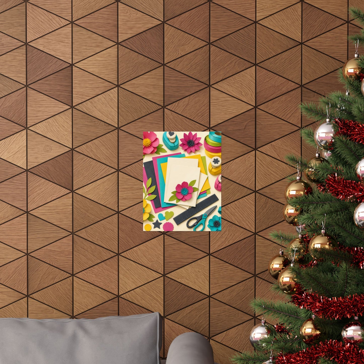 Bright Paper Crafting Hobby Poster