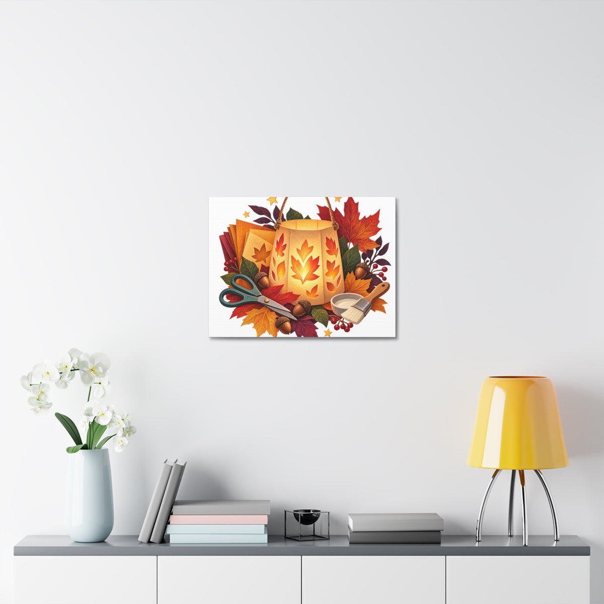 Autumn Lantern Making Workshop Canvas