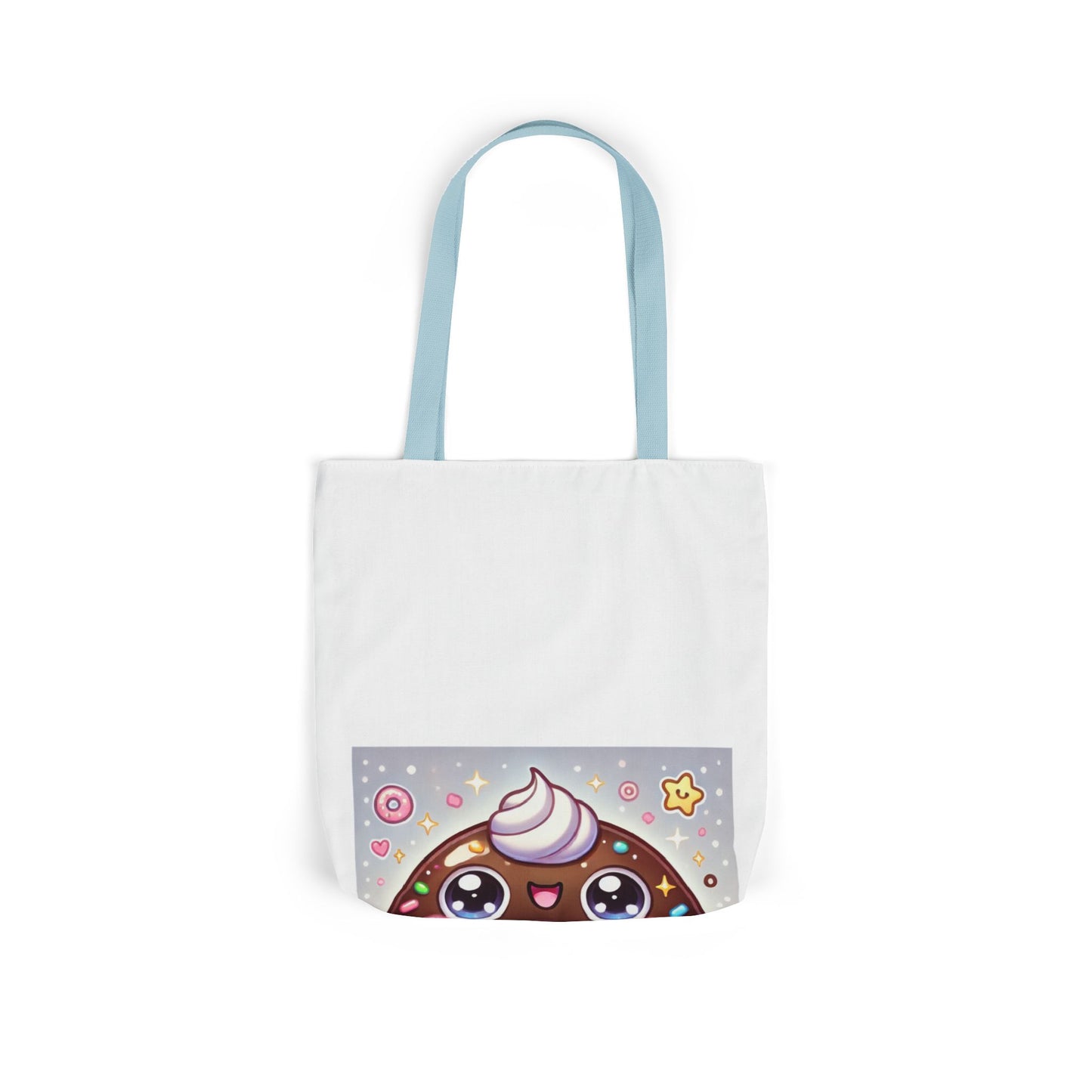 Kawaii Chocolate Donut Cute Dessert Art Tote Bag