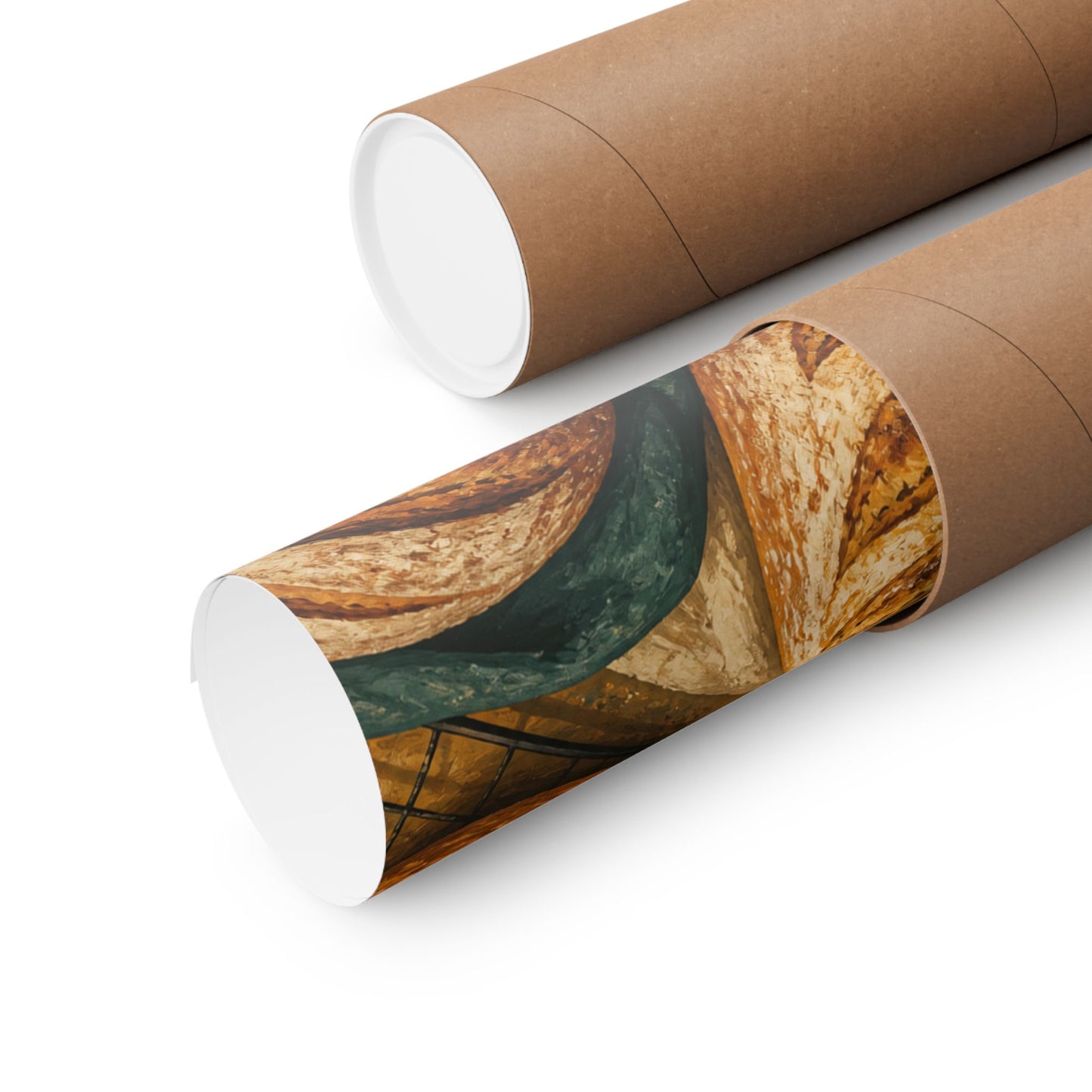 Artisan Bread Baking Still Life Poster
