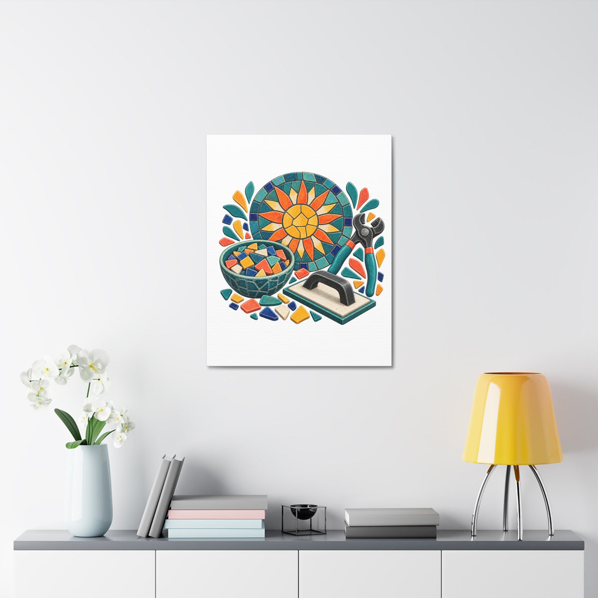 Sunburst Mosaic Making Workshop Canvas