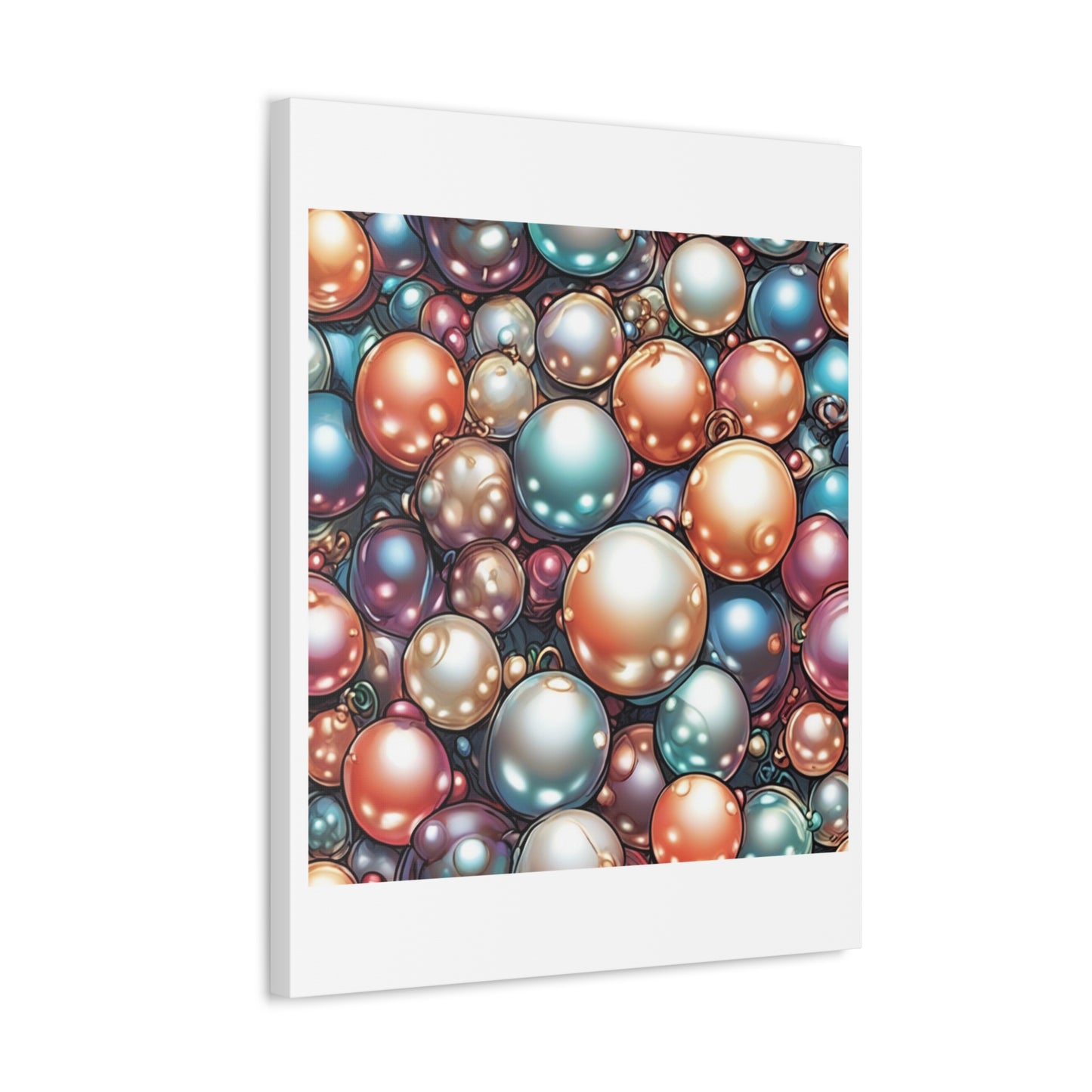 Glossy Orb Marble Abstract Gift Art Canvas