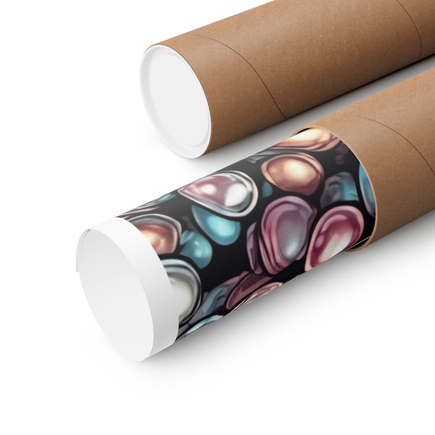 Pearl Bubble Pattern Abstract Gift Art Poster
