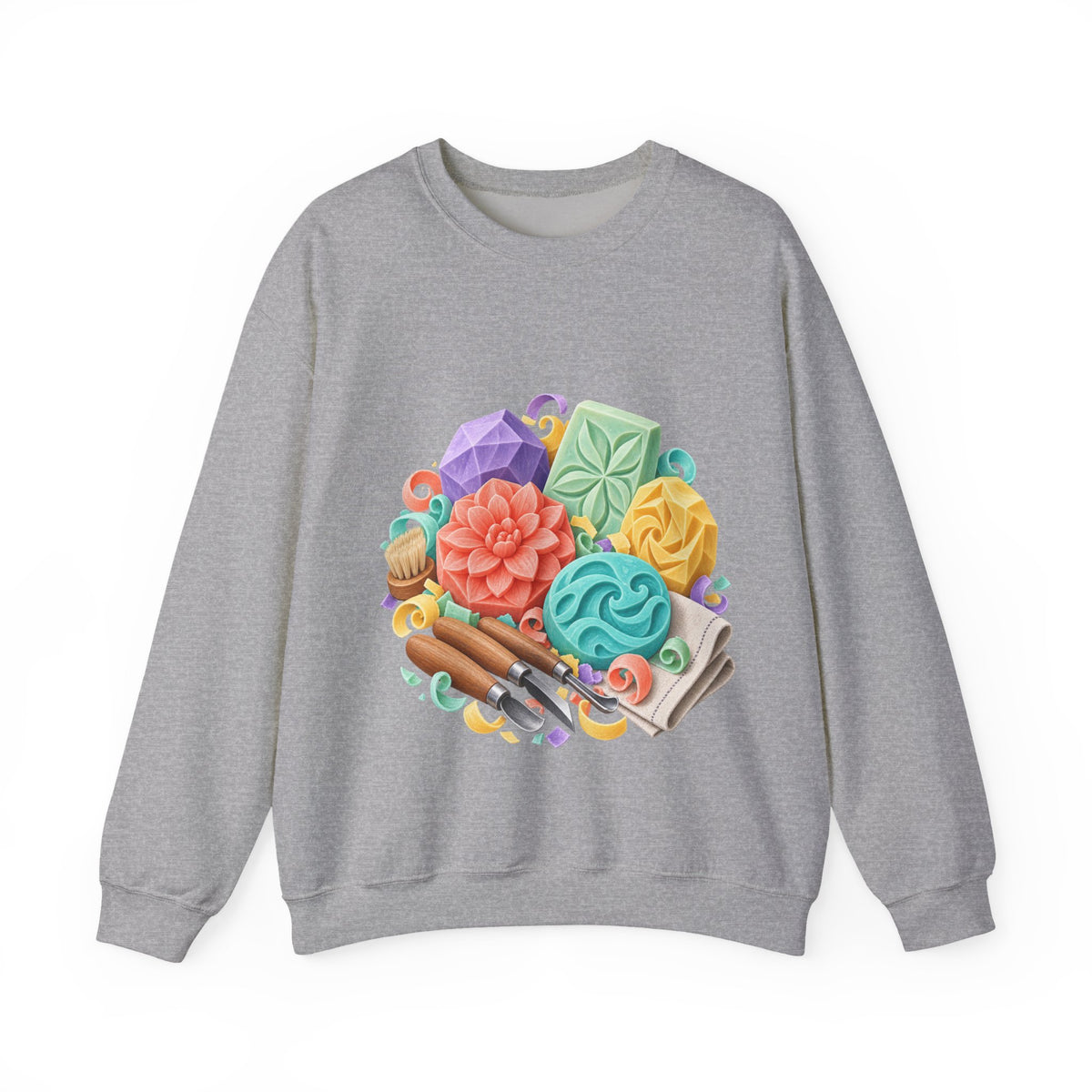 Colorful Soap Carving Workshop Sweatshirt
