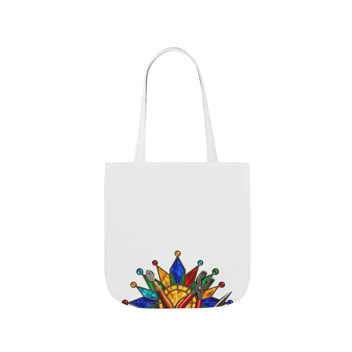 Stained Glass Workshop Tools Tote Bag